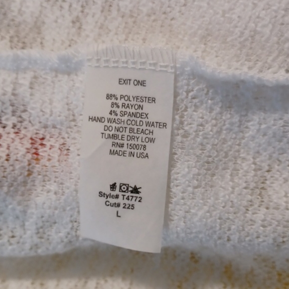 Black Woman Rasta Headband Ripped Back Top - Picture 4 of 4